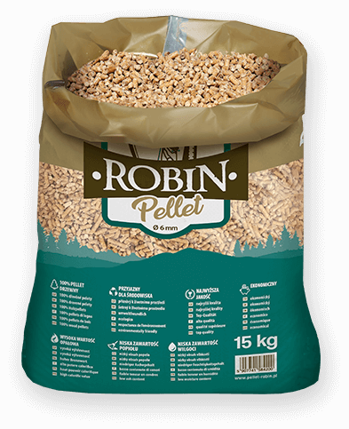 worek pelletu opałowego Robin do kupienia w Przedborzu lub sklepie internetowym